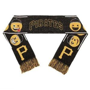 Pittsburgh Pirates Teamoji Acrylic‎ Scarf Adult Unisex MLB Forever Collectibles
